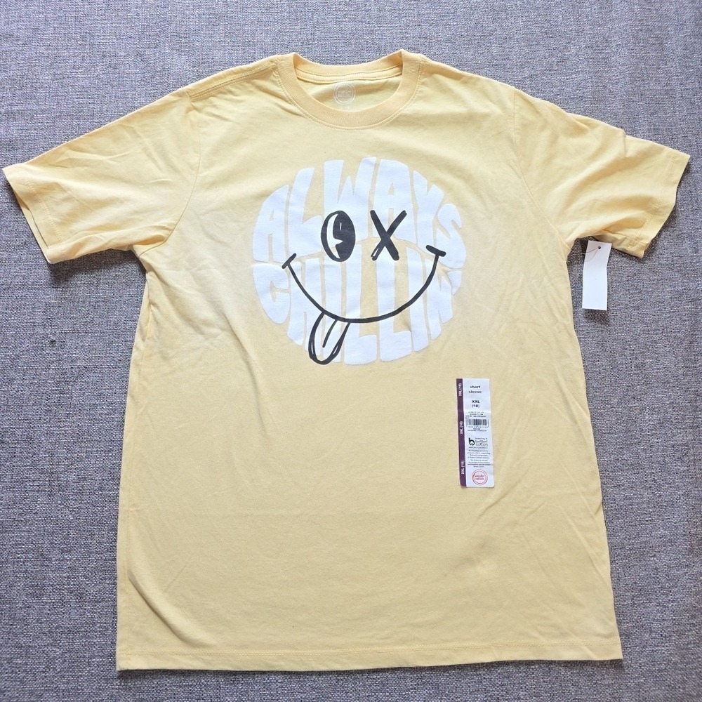 😎 Wonder Nation 😜 "Always Chillin" Tee T-Shirt Size XXL (18) 🆕